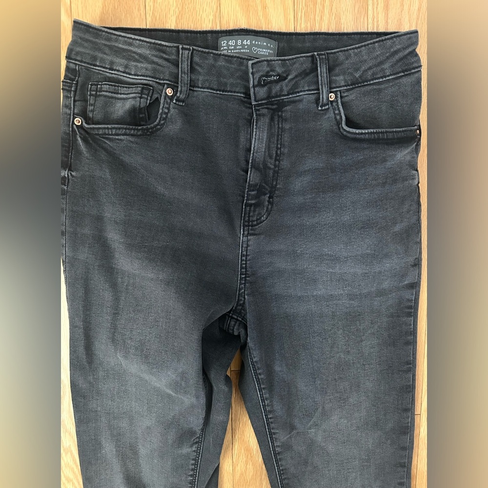 Ripped Grey Wash Jeans